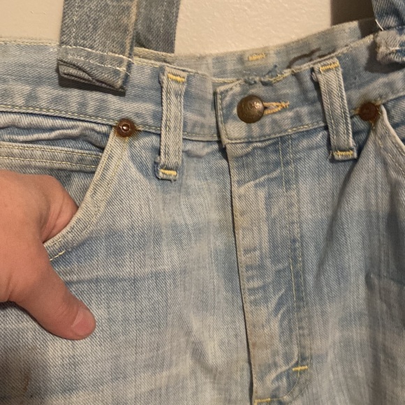 Vintage Y2K Handmade Lee Blue Jean Denim Custom Womens Handbag Purse Boho Hippie - Picture 8 of 10